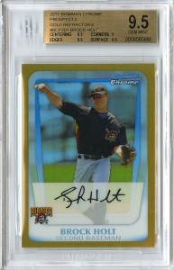 2011_BChrome_Holt_GoldRef_50_Beckett_95